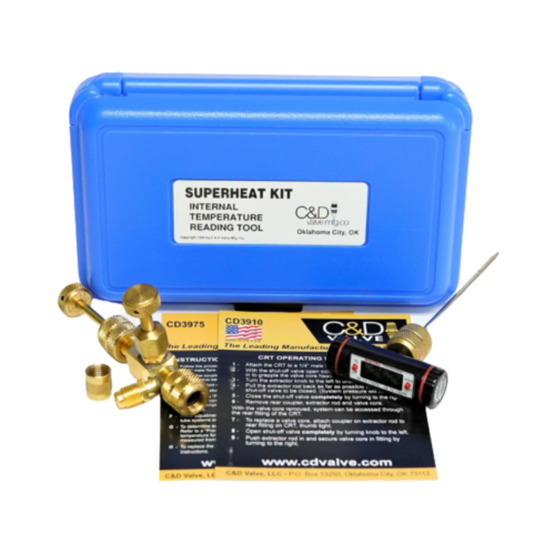 Superheat Kit w/ CD3930 (BV-CRT) and CD3975 thermometer
